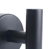 Max Stainless Wall Mount Hook Robe Coat Hanger Towel Rack Wall Mounted Black