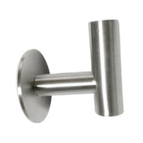 Max Stainless Wall Mount Hook Robe Coat Hanger Towel Rack Self Adhesive Silver