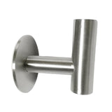 Max Stainless Wall Mount Hook Robe Coat Hanger Towel Rack Self Adhesive Silver