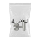 Max Stainless Wall Mount Hook Robe Coat Hanger Towel Rack Wall Mounted Silver
