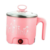 Max Mini Electric Cooking Pot Rapid Noodle Cooker 220V EU Plug Pink_Dia.16cm