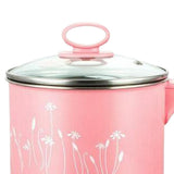 Max Mini Electric Cooking Pot Rapid Noodle Cooker 220V EU Plug Pink_Dia.16cm