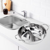 Max Stainless Steel Chinese Hot Pot Dual Site Household Kitchen Cookware 30cm