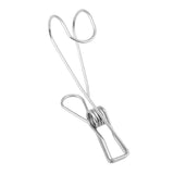 Max 16 Pieces Multi-purpose Clothesline Utility Clips Steel Wire Clips 9cm