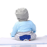 Max 22" Baby Doll with Blanket Silicone Body Adorable Lifelike Toddler Baby Doll