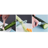 Max Multifunction Vegetable Fruit Apple Potato Peeling Tool Slicer Grater Blue