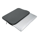Max Universal Soft Tablet Laptop Liner Sleeve Pouch Bag 15.6" Gray