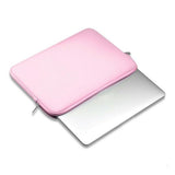 Max Universal Soft Tablet Laptop Liner Sleeve Pouch Bag 15.6" Pink