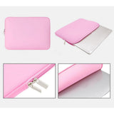 Max Universal Soft Tablet Laptop Liner Sleeve Pouch Bag 15.6" Pink