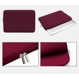 Max Universal Tablet Liner Sleeve Pouch Bag for IPAD Kindle Case Wine Red