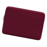 Max Universal Soft Tablet Laptop Liner Sleeve Pouch Bag 15.6" Wine Red