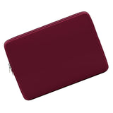 Max Universal Soft Tablet Laptop Liner Sleeve Pouch Bag 15.6" Wine Red