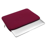 Max Universal Soft Tablet Laptop Liner Sleeve Pouch Bag 15.6" Wine Red