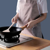 Maxbell Striped Kitchen Apron Bib for Cooking Adult Women and Men Waterproof Coffee