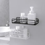 Maxbell Storage Rack Shelf Wall Decor Kitchen Bathroom Organizer Shower Caddy Black