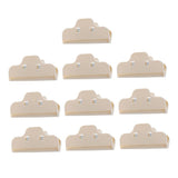 Maxbell 10 Pcs Food Bread Storage Clip Household Snack Sealing Bag Clips 4inch Beige