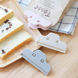 Maxbell 10 Pcs Food Bread Storage Clip Household Snack Sealing Bag Clips 4inch Beige
