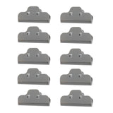 Maxbell 10 Pcs Food Bread Storage Clip Household Snack Sealing Bag Clips 4inch Gray