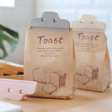 Maxbell 10 Pcs Food Bread Storage Clip Household Snack Sealing Bag Clips 4inch Gray