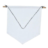 Maxbell Pin Wall Display Banner Lapel Badge Flag Canvas Wall Banner White