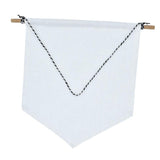 Maxbell Pin Wall Display Banner Lapel Badge Flag Canvas Wall Banner White