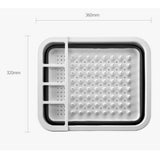Maxbell Collapsible Dish Drainer Dish Drying Rack Portable Dinnerware Organizer