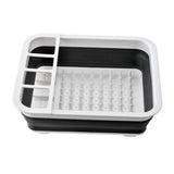 Maxbell Collapsible Dish Drainer Dish Drying Rack Portable Dinnerware Organizer