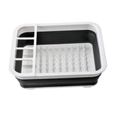 Maxbell Collapsible Dish Drainer Dish Drying Rack Portable Dinnerware Organizer