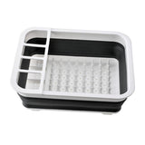 Maxbell Collapsible Dish Drainer Dish Drying Rack Portable Dinnerware Organizer