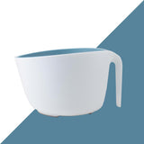 Maxbell Kitchen Fruit Vegetables Strainer Washing Basket Storage Salad White Blue