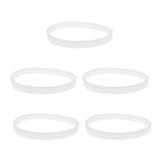 Maxbell 5 x White Gaskets Rubber Sealing O-Ring Replacement for Nutri Ninja Blenders