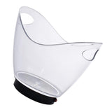 Maxbell LED Luminous Ice Bucket Beer Wine Whisky Cooler Barrel 2L for Club Bar Party