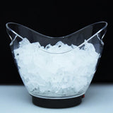 Maxbell LED Luminous Ice Bucket Beer Wine Whisky Cooler Barrel 2L for Club Bar Party