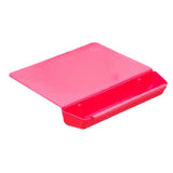 Maxbell Cutting Chopping Board with Trough Storage Case Detachable Non-Slip Rose Red