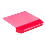 Maxbell Cutting Chopping Board with Trough Storage Case Detachable Non-Slip Rose Red