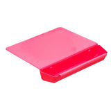 Maxbell Cutting Chopping Board with Trough Storage Case Detachable Non-Slip Rose Red