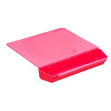 Maxbell Cutting Chopping Board with Trough Storage Case Detachable Non-Slip Rose Red