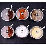 Maxbell Stainless Steel Seasoning Spice Condiment Bottle Salt Pepper Jars 560ml