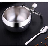 Maxbell Stainless Steel Seasoning Spice Condiment Bottle Salt Pepper Jars 560ml