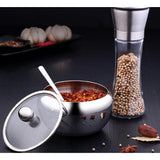 Maxbell Stainless Steel Seasoning Spice Condiment Bottle Salt Pepper Jars 560ml