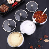 Maxbell Stainless Steel Seasoning Spice Condiment Bottle Salt Pepper Jars 560ml