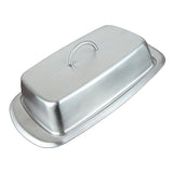 Maxbell Stainless Steel Butter Dish Serving Tray stainless steel  with lid Style03