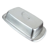 Maxbell Stainless Steel Butter Dish Serving Tray stainless steel  with lid Style03