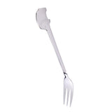 Maxbell Stainless Steel Utensils Coffee Tea Dessert Spoon Fork Silver Fork