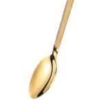 Maxbell Stainless Steel Utensils Coffee Tea Dessert Spoon Fork Golden Spoon