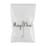Maxbell Stainless Steel Utensils Coffee Tea Dessert Spoon Fork Golden Fork
