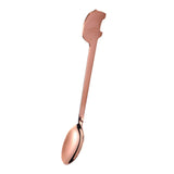 Maxbell Stainless Steel Utensils Coffee Tea Dessert Spoon Fork Rose Gold Spoon