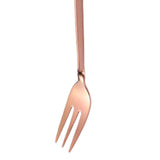 Maxbell Stainless Steel Utensils Coffee Tea Dessert Spoon Fork Rose Gold Fork