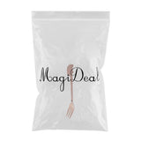 Maxbell Stainless Steel Utensils Coffee Tea Dessert Spoon Fork Rose Gold Fork