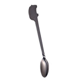Maxbell Stainless Steel Utensils Coffee Tea Dessert Spoon Fork Black Spoon